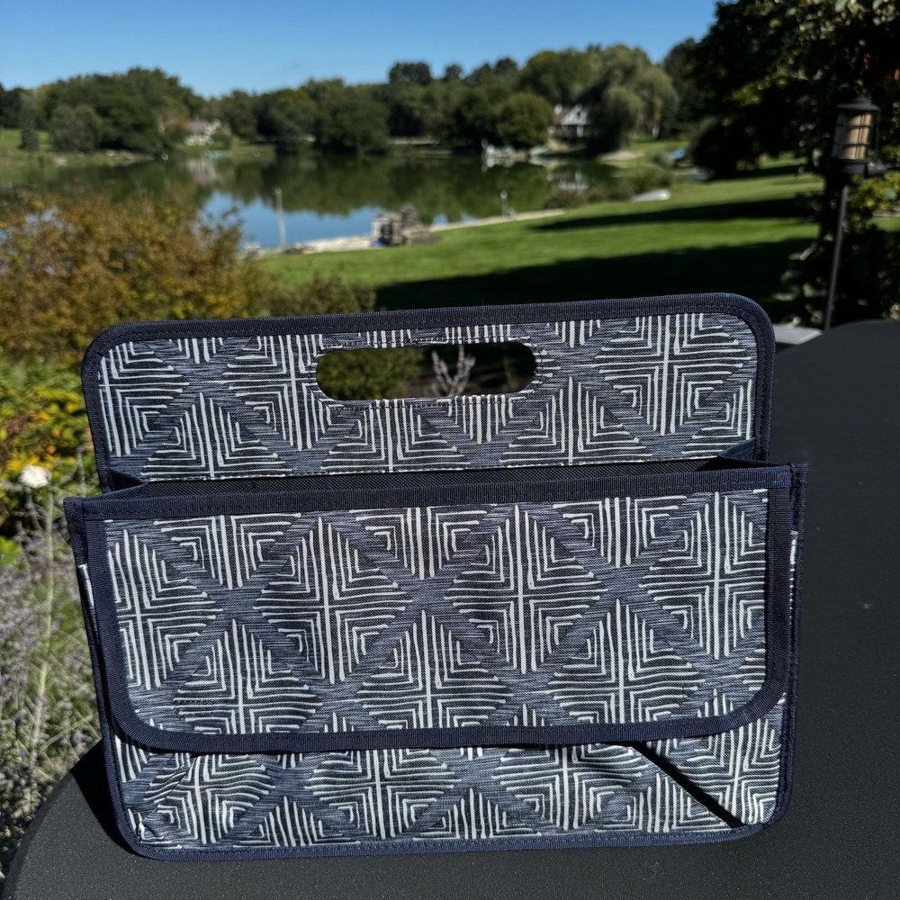 Thirty-One 31 DELUXE DOUBLE DUTY CADDY Storage Organizer In Windswept Diamonds
